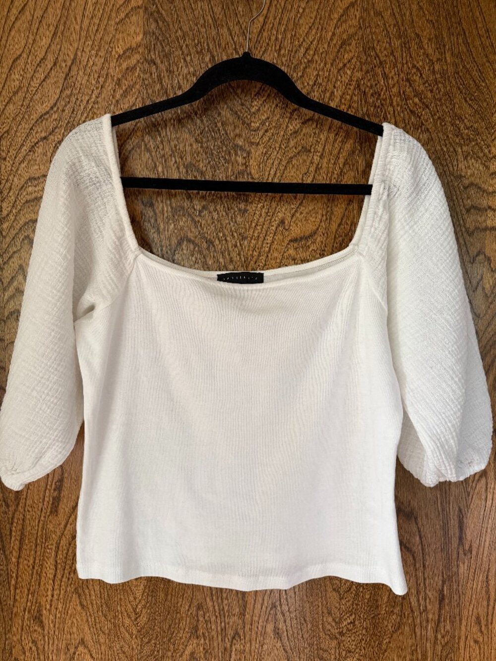 Sanctuary Off the Shoulder Crepe Sleeve Top - Size L